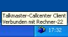 Screenshot Tray Icon Talkmaster-Callcenter-Client